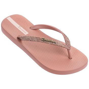 Ipanema India Lolita Glitter Flip Flops Women Pink GPZ470561